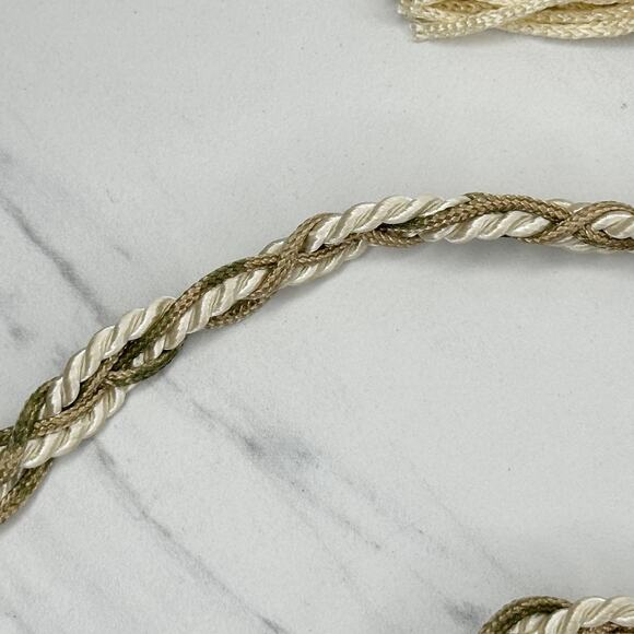 Chunky Beaded Rope Tie Belt Boho Festival Tassels Statement ✨ - Picture 11 of 15